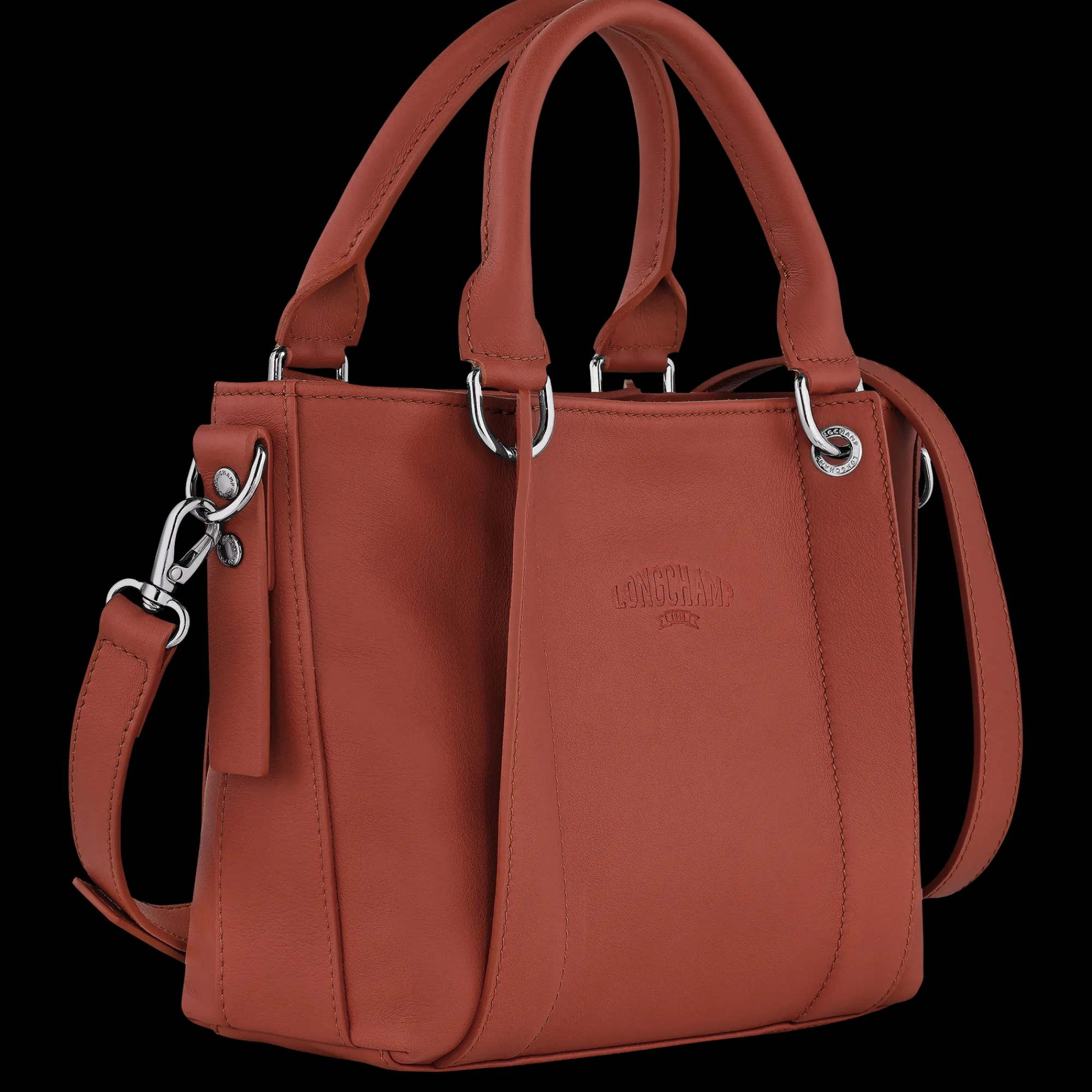 Best Longchamp Sac à Main S 3D Châtaigne