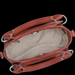 Clearance Longchamp Sac à Main XS 3D Châtaigne