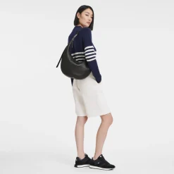 New Longchamp Sac Bandoulière L Le Roseau Essential Noir