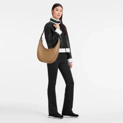Outlet Longchamp Sac Bandoulière L Le Roseau Essential Chamois