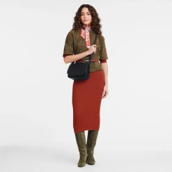 Sale Longchamp Sac Bandoulière M Le Foulonné Noir