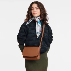 Clearance Longchamp Sac Bandoulière M Le Foulonné Caramel