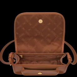 Clearance Longchamp Sac Bandoulière M Le Foulonné Caramel
