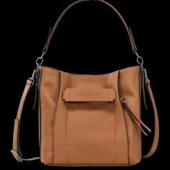 New Longchamp Sac Bandoulière S 3D Naturel