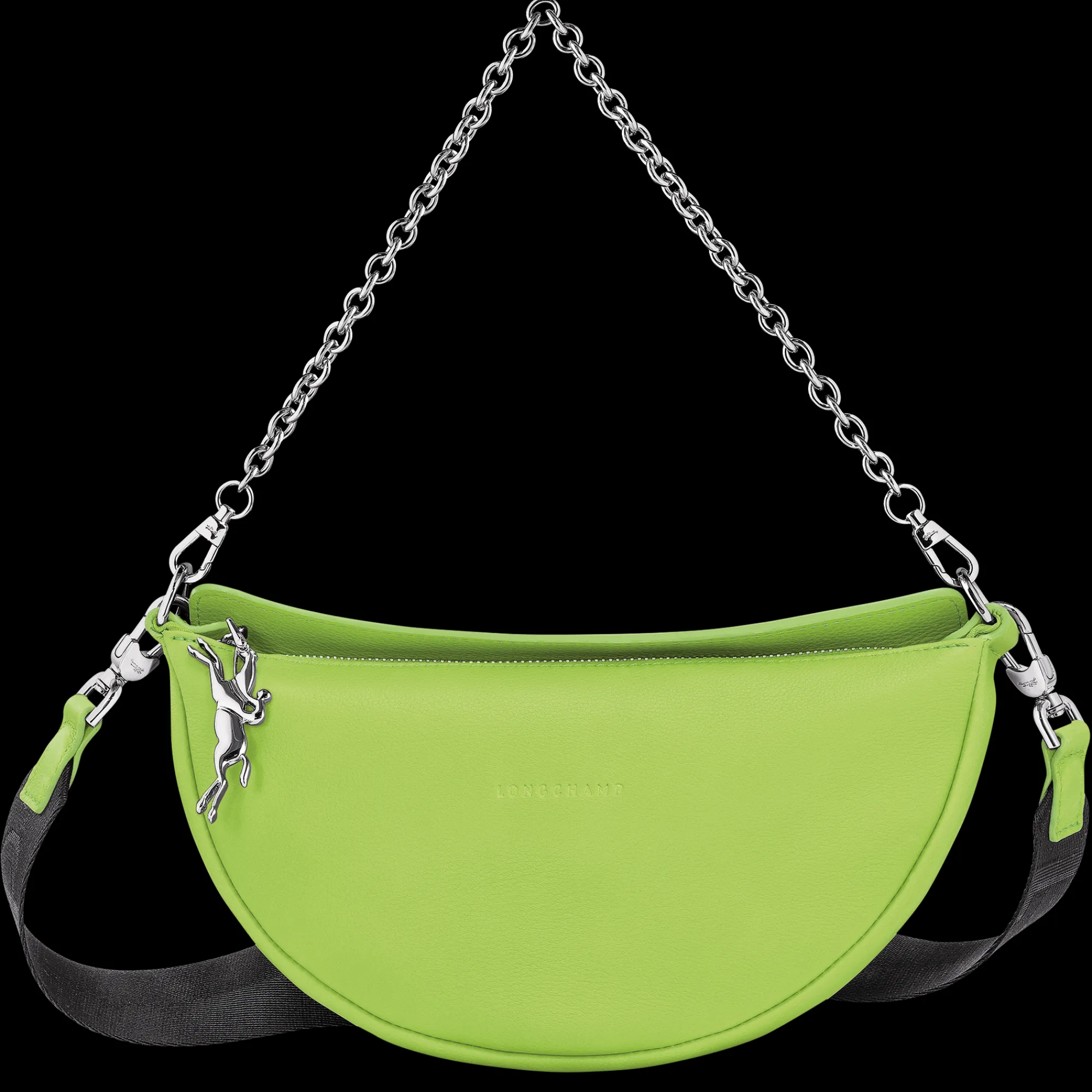 Online Longchamp Sac Bandoulière S Smile Vert Lumière