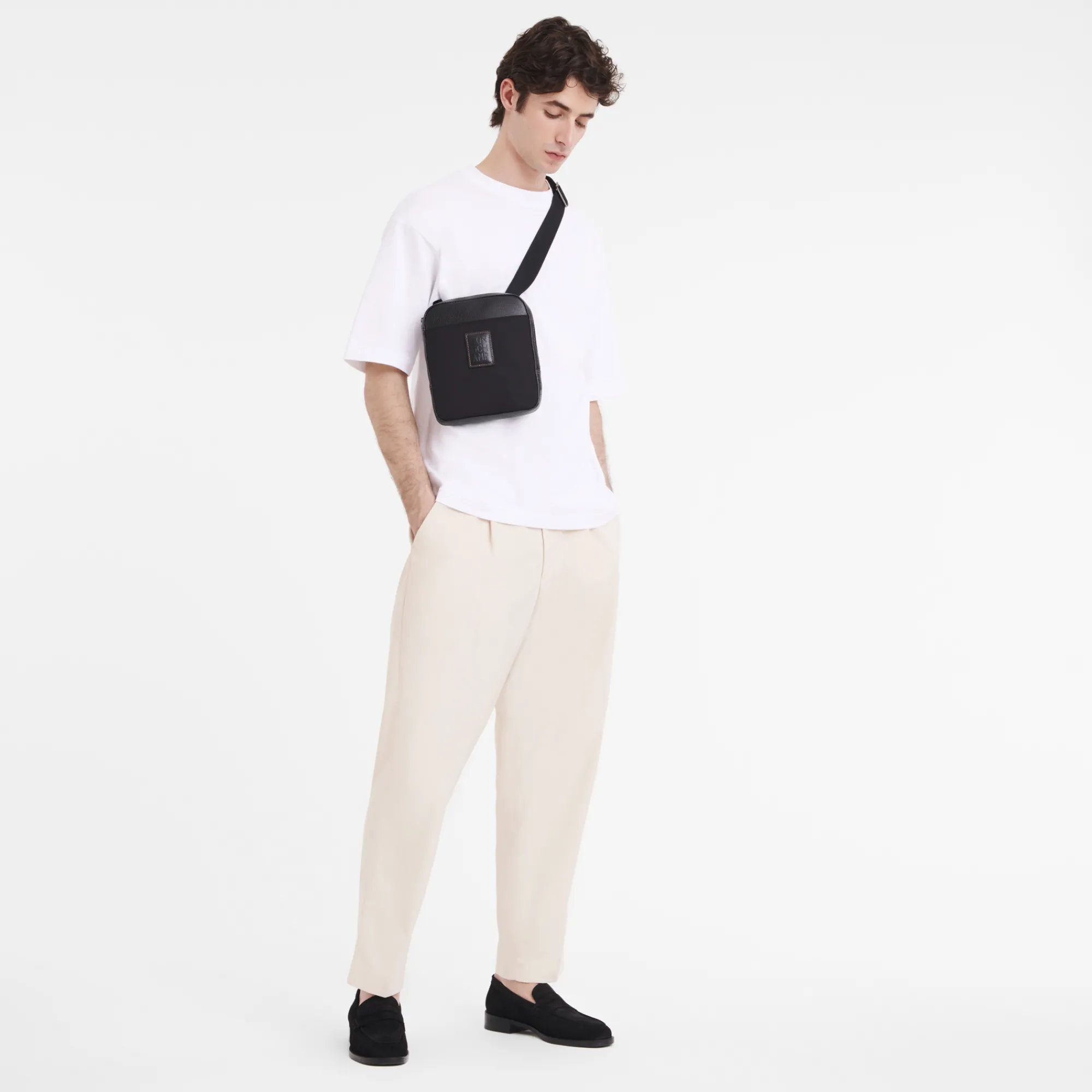Discount Longchamp Sac Bandoulière XS Boxford Noir