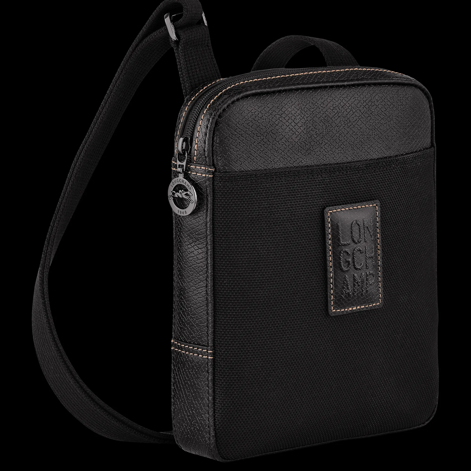 Discount Longchamp Sac Bandoulière XS Boxford Noir