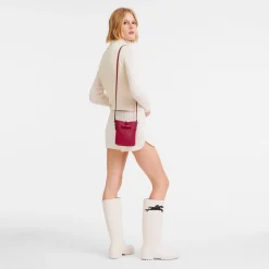 Sale Longchamp Sac Bandoulière XS Le Roseau Magenta
