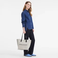 Clearance Longchamp Sac Cabas L Essential Ecru