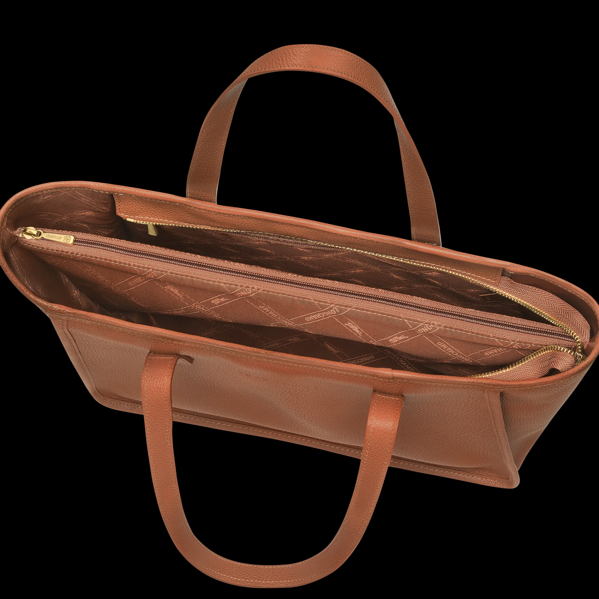 Hot Longchamp Sac Cabas L Le Foulonné Caramel