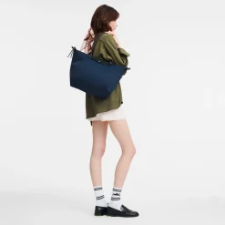 Outlet Longchamp Sac Cabas L Le Pliage Collection Marine