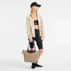 Longchamp Sac Cabas L Le Pliage Collection Argile