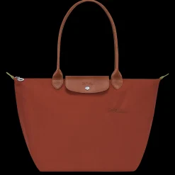 Best Longchamp Sac Cabas L Le Pliage Green Châtaigne