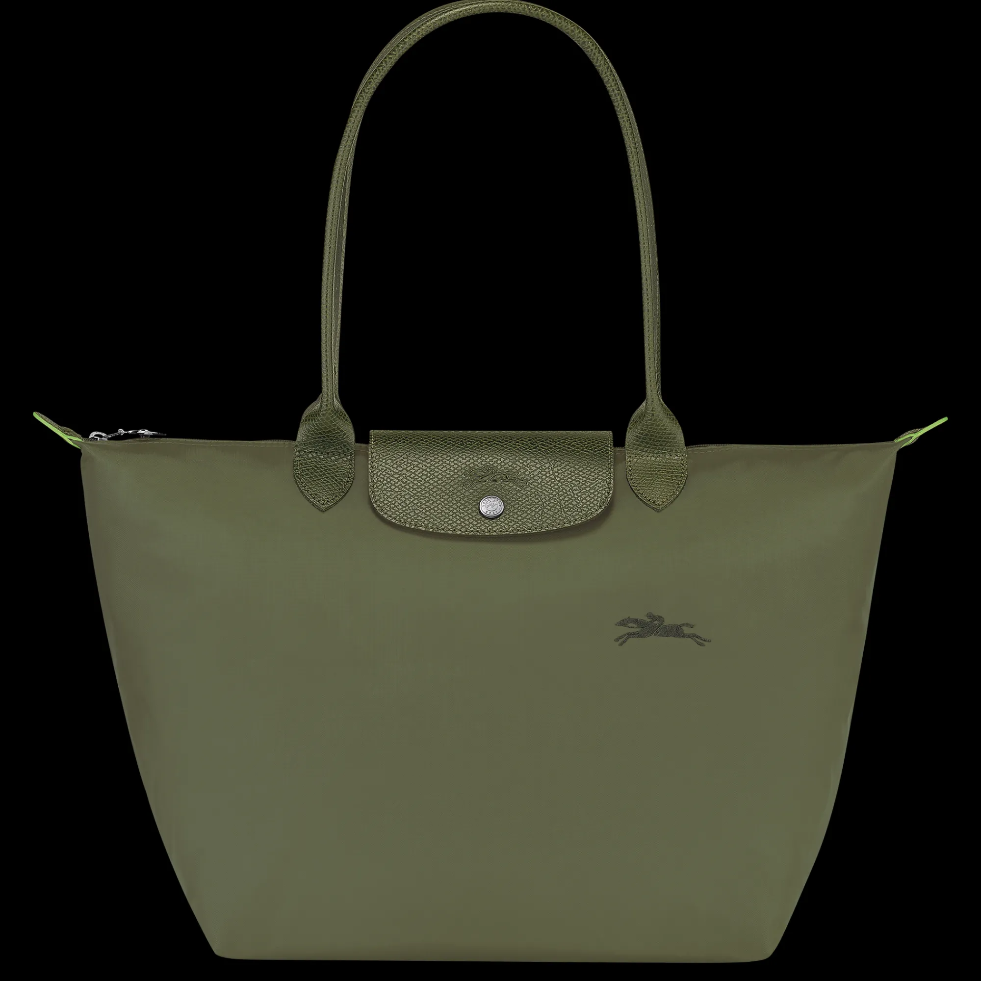 Longchamp Sac Cabas L Le Pliage Green Forêt