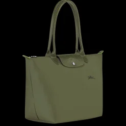 Longchamp Sac Cabas L Le Pliage Green Forêt
