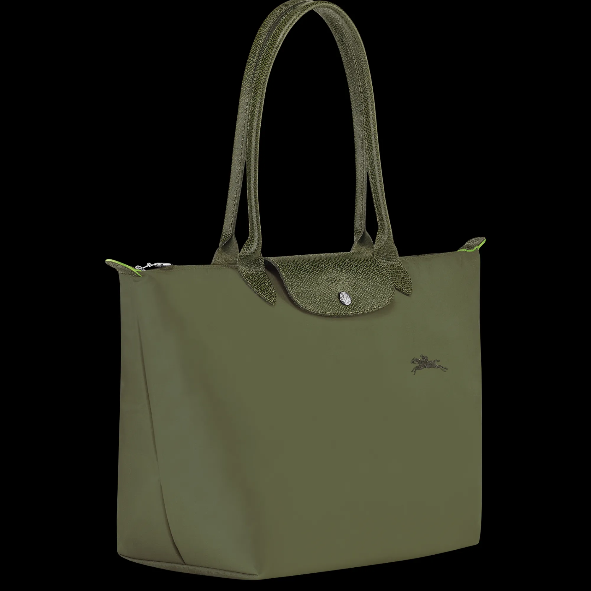 Longchamp Sac Cabas L Le Pliage Green Forêt