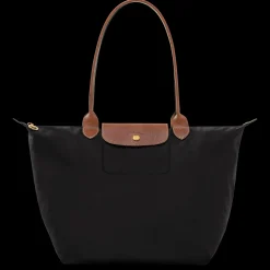 Clearance Longchamp Sac Cabas L Le Pliage Original Noir