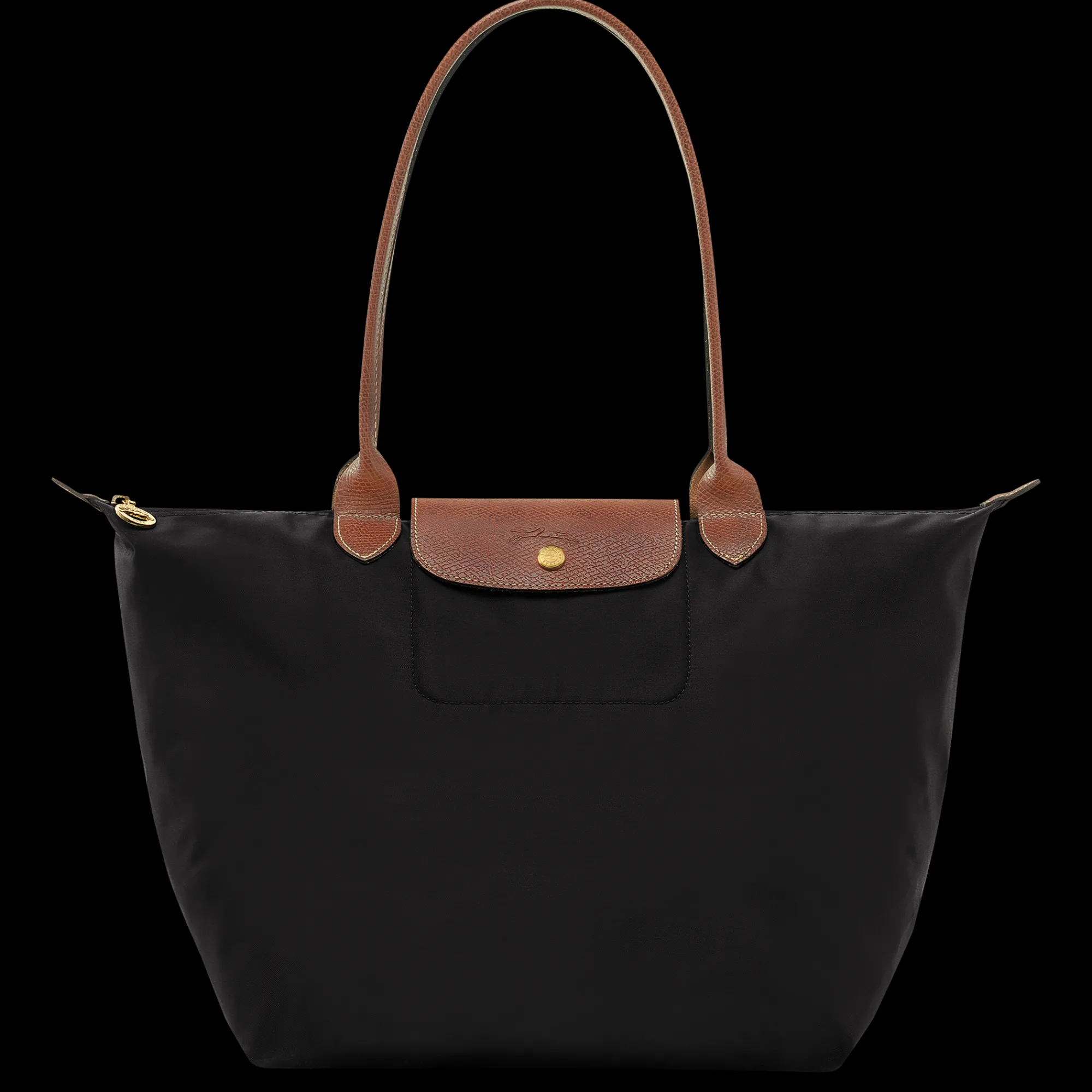 Clearance Longchamp Sac Cabas L Le Pliage Original Noir