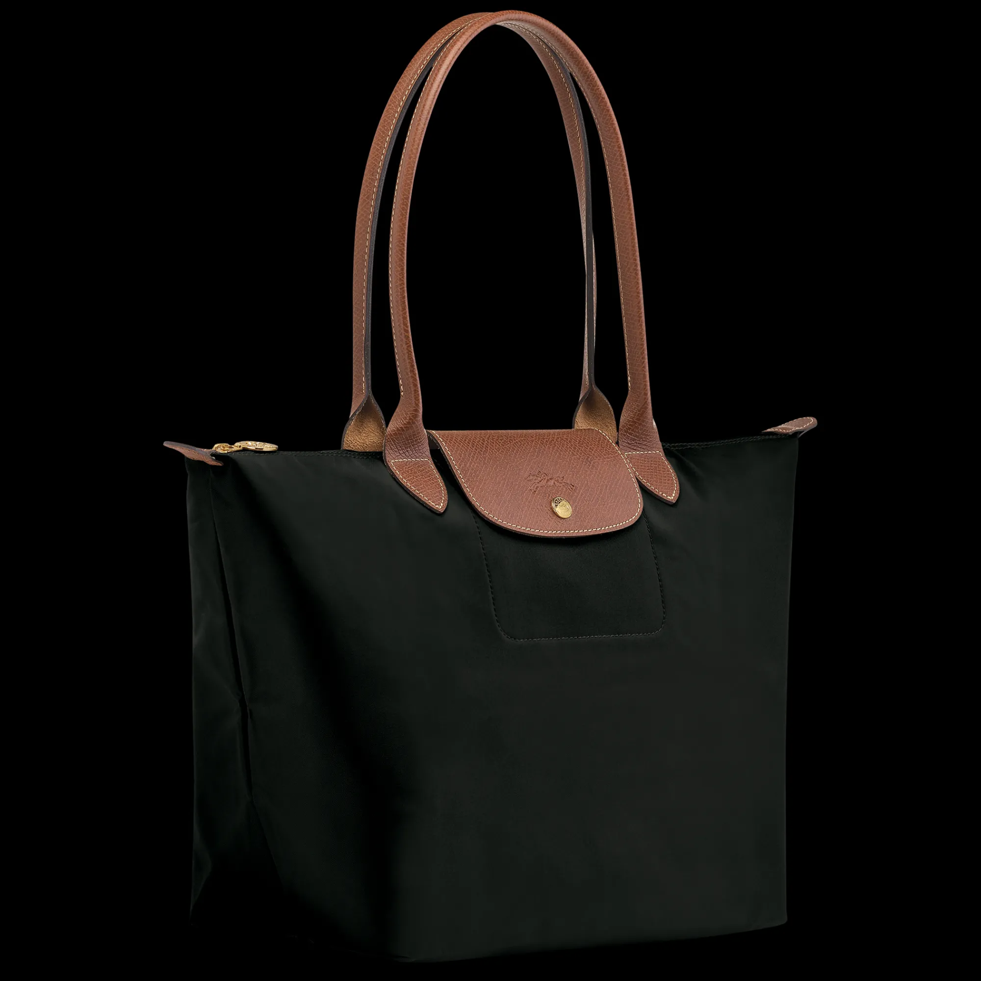 Clearance Longchamp Sac Cabas L Le Pliage Original Noir