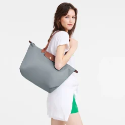 Best Longchamp Sac Cabas L Le Pliage Original Acier