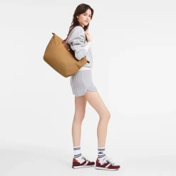 Hot Longchamp Sac Cabas L Le Pliage Original Chamois