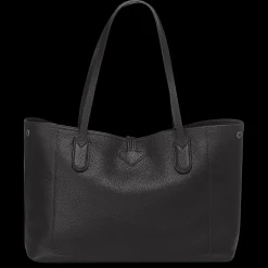 Outlet Longchamp Sac Cabas L Le Roseau Essential Noir