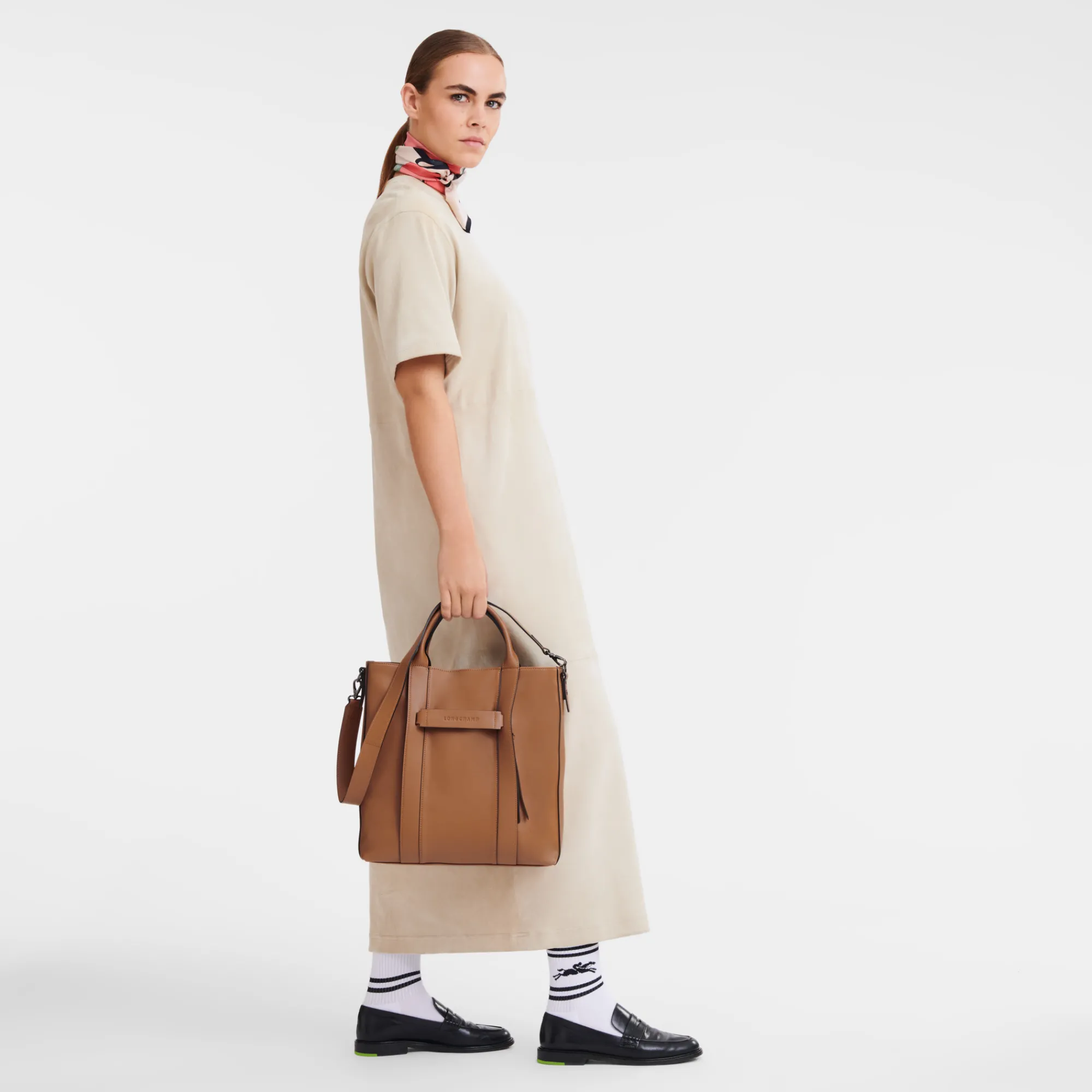 Hot Longchamp Sac Cabas L 3D Naturel