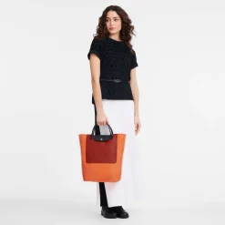 Online Longchamp Sac Cabas M Cabas Orange