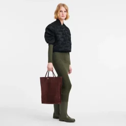 Hot Longchamp Sac Cabas M Cabas Bordeaux