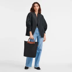 Hot Longchamp Sac Cabas M Le Pliage Noir