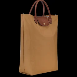 Sale Longchamp Sac Cabas M Le Pliage Chamois