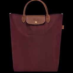 Sale Longchamp Sac Cabas M Le Pliage Bordeaux