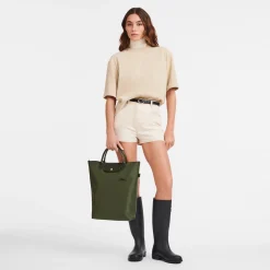 Discount Longchamp Sac Cabas M Le Pliage Green Forêt