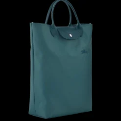 Sale Longchamp Sac Cabas M Le Pliage Green Paon