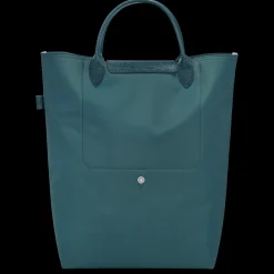 Sale Longchamp Sac Cabas M Le Pliage Green Paon
