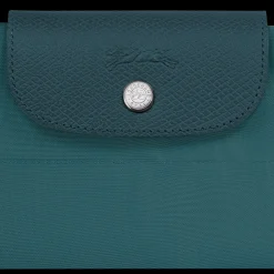 Sale Longchamp Sac Cabas M Le Pliage Green Paon