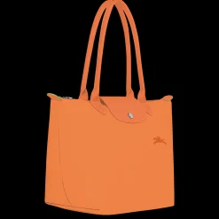 Online Longchamp Sac Cabas M Le Pliage Green Orange