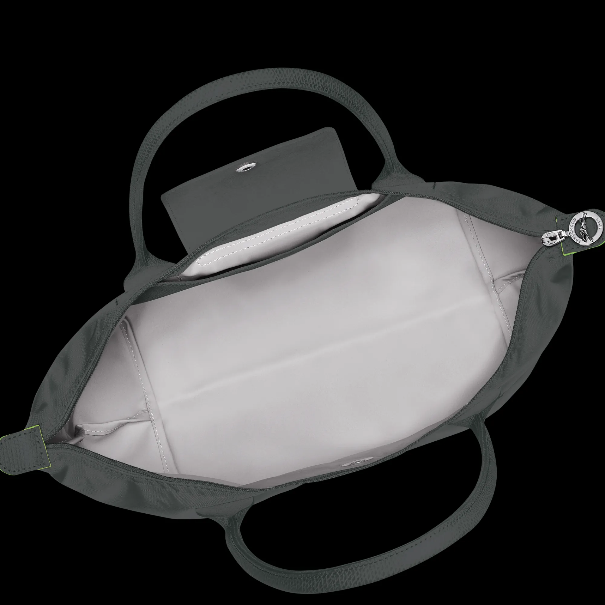 Best Longchamp Sac Cabas M Le Pliage Green Graphite