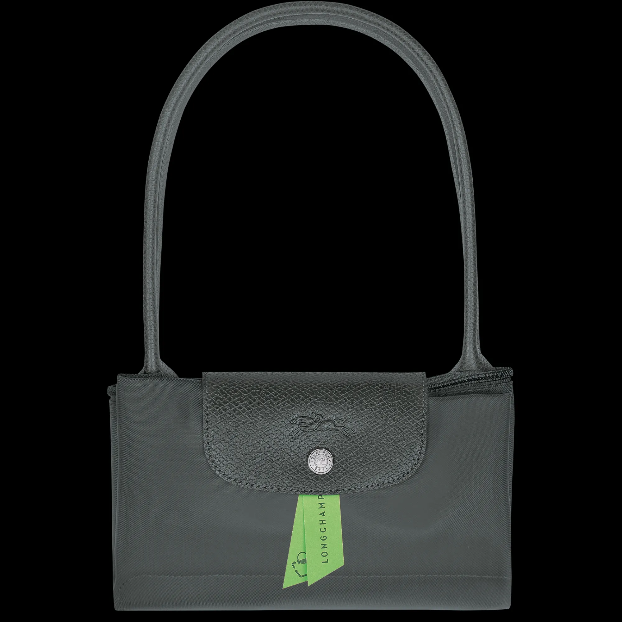 Best Longchamp Sac Cabas M Le Pliage Green Graphite
