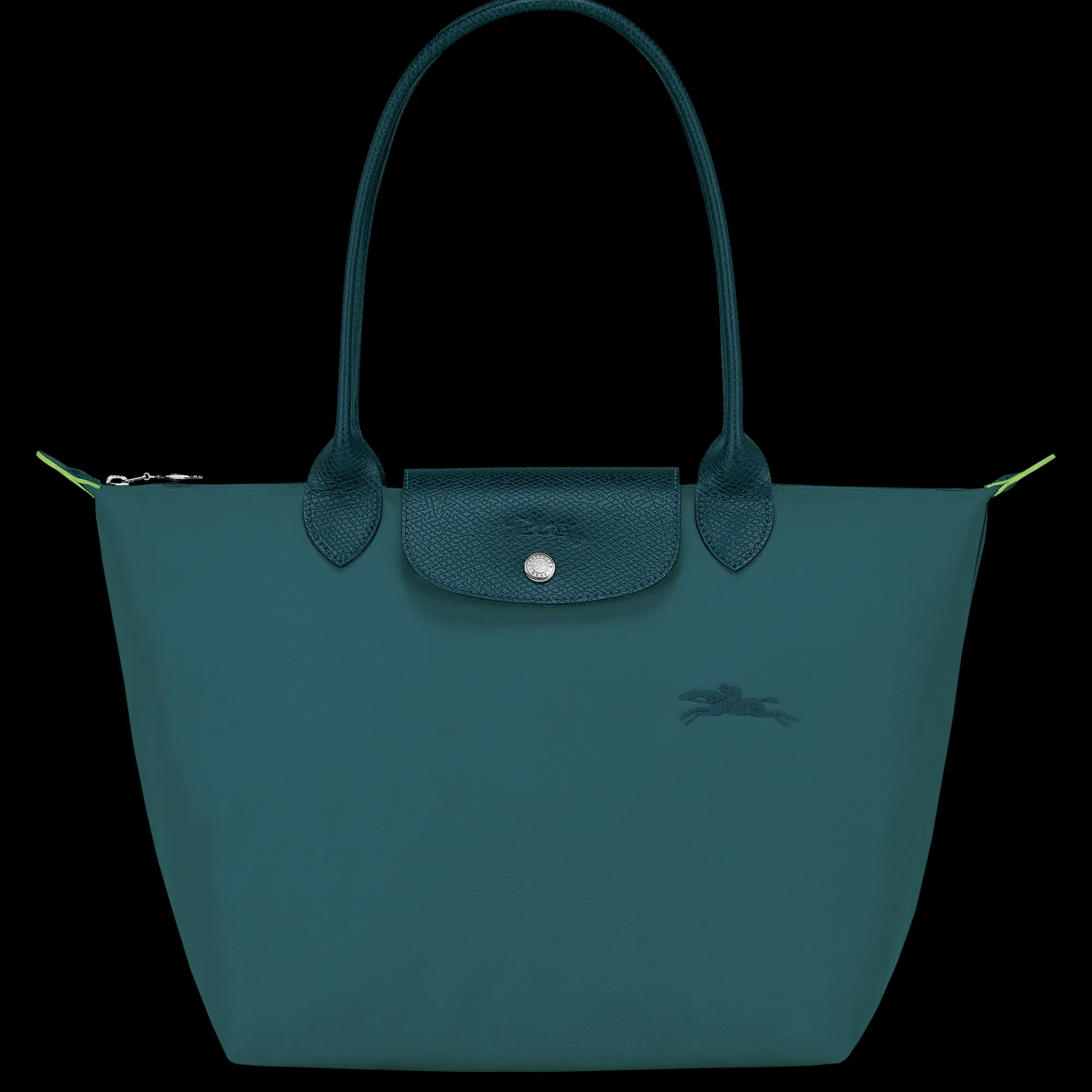 Online Longchamp Sac Cabas M Le Pliage Green Paon