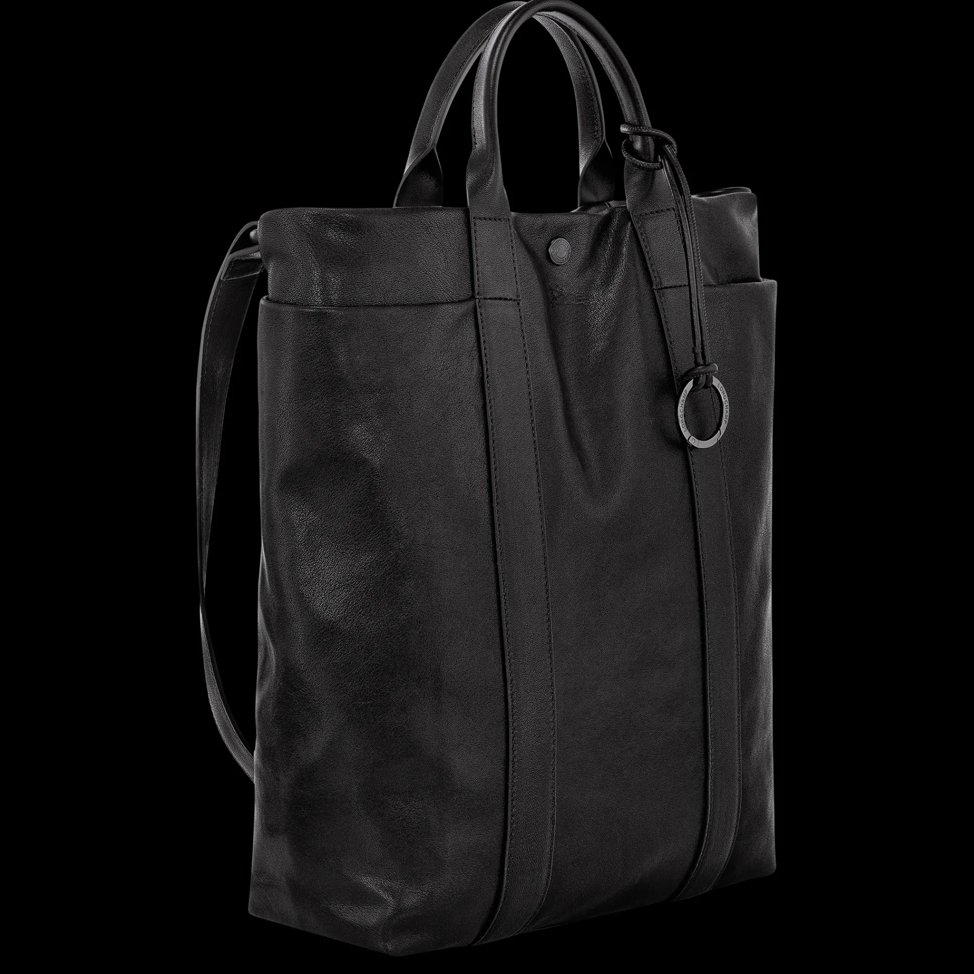 Outlet Longchamp Sac Cabas M Parisis Noir