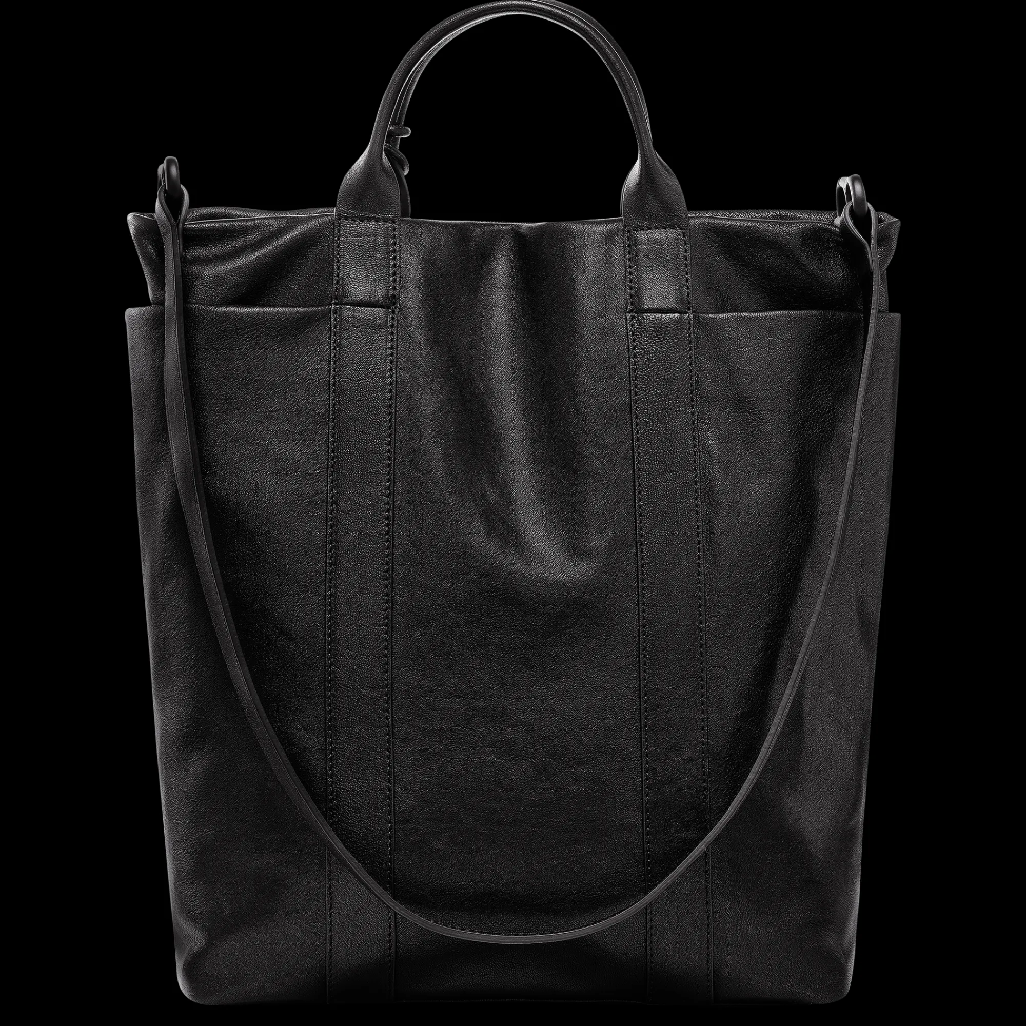 Outlet Longchamp Sac Cabas M Parisis Noir
