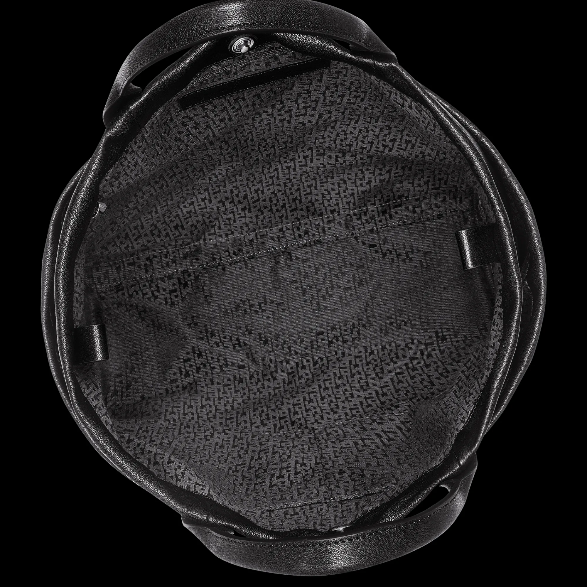 Outlet Longchamp Sac Cabas M Parisis Noir
