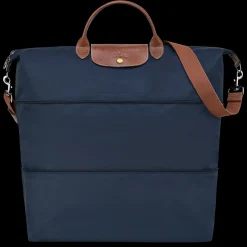 Outlet Longchamp Sac De Voyage Extensible Le Pliage Original Marine