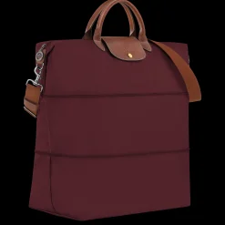 Discount Longchamp Sac De Voyage Extensible Le Pliage Original Bordeaux