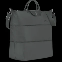 Hot Longchamp Sac De Voyage Extensible Le Pliage Green Graphite