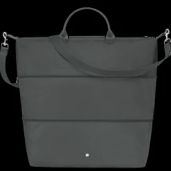 Hot Longchamp Sac De Voyage Extensible Le Pliage Green Graphite