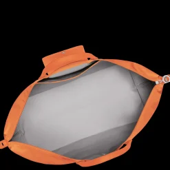 Outlet Longchamp Sac De Voyage M Le Pliage Green Orange