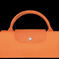Outlet Longchamp Sac De Voyage M Le Pliage Green Orange