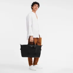 Online Longchamp Sac De Voyage S Le Foulonné Noir